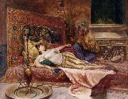 Ferencz Franz Eisenhut Reclining Odalisque oil painting reproduction